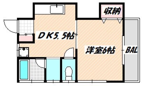 市川駅 徒歩18分 1階の物件間取画像